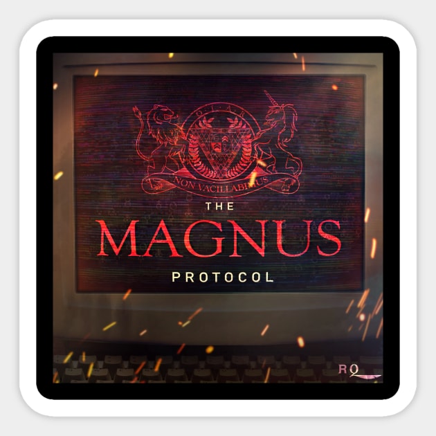 The Magnus Protocol - Podcast Logo Sticker by Rusty Quill